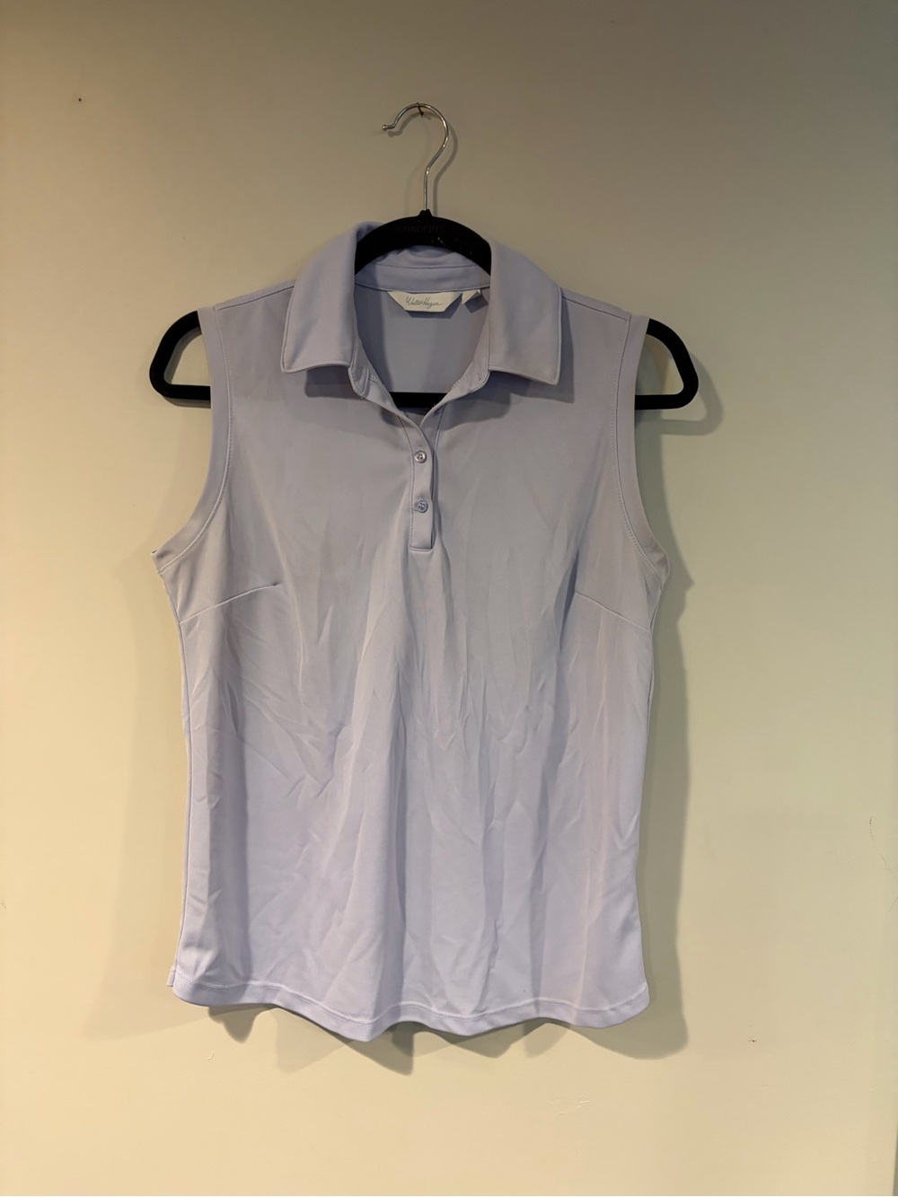 Walter Hagen Sleeveless Polo Tank in Light Lavender